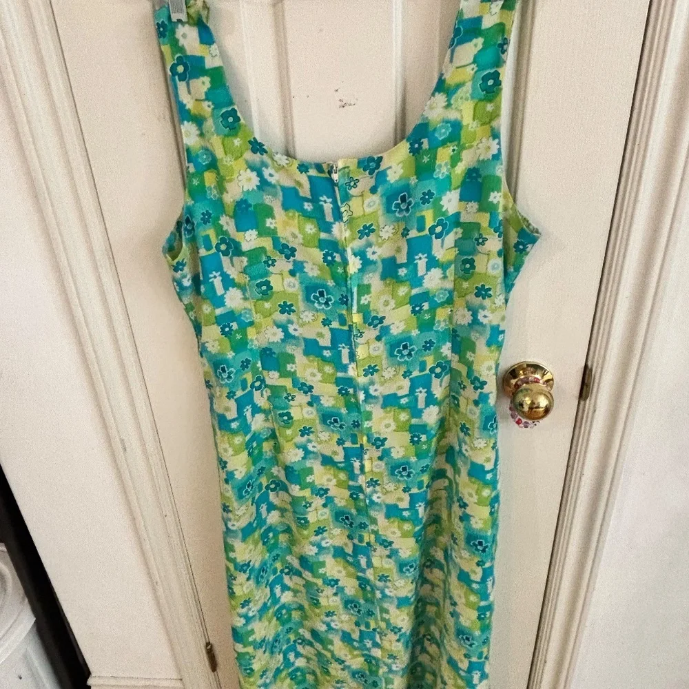 vintage Midi / maxi dress floral print - Picture 4 of 6